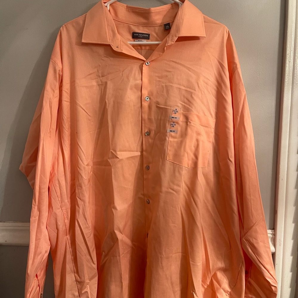 Van Heusen Peach Flex Shirt